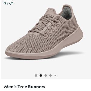 EUC Allbirds Womens Tree Runner size 10, Taupe(bough sole)